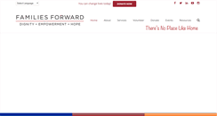 Desktop Screenshot of families-forward.org