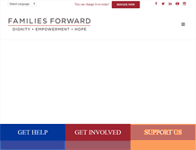 Tablet Screenshot of families-forward.org